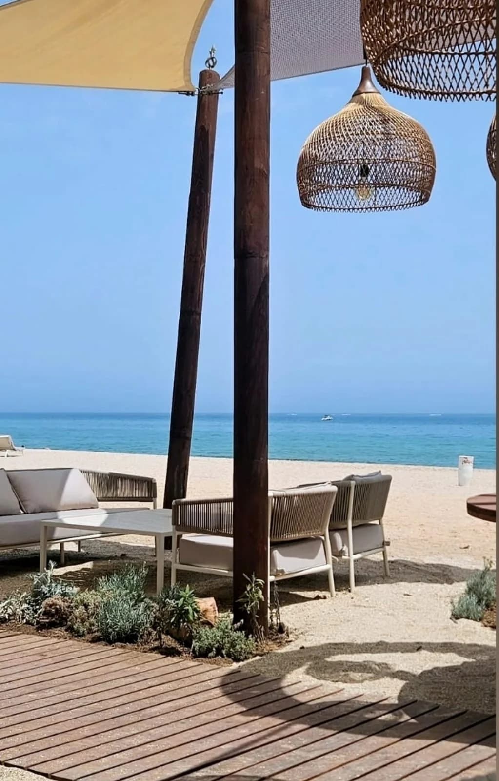 Sand Dining — Restaurant Azura photo — Hôtellerie et Retail à Banyan Tree Tamouda Bay — BURO BO Paysagiste Casablanca